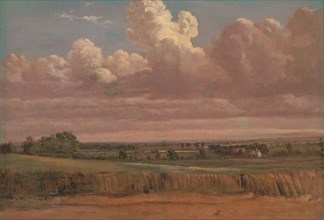 Landscape with Wheatfield;Cornfield under Heavy Cloud;Cornfield under Heavy Clouds, ca. 1850s.
