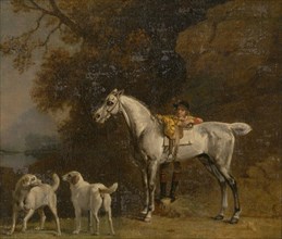 Studies for or after "The third Duke of Richmond with the Charleton Hunt";Studies for or after "The 3rd Duke of Richmond with the Charleton Hunt";Huntsman with a Grey Hunter and Two Foxhounds: details...