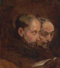 A Copy after a Painting Traditionally Attributed to Van Dyck of Two Monks Reading, late 18th century?. after Sir Anthony Van Dyck