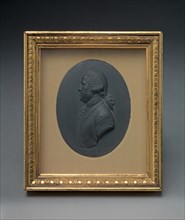 Portrait Medallion of Josiah Wedgwood, modelled in relief by Flaxman in profile, undated.