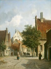 Amsterdam Street Scene, 19th century.
