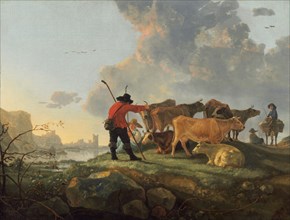 Herdsmen Tending Cattle, 1655/1660.