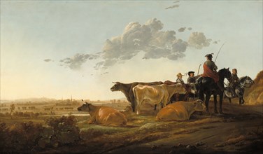 Landscape with Herdsmen, mid-1650s.