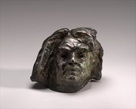 Head of Balzac, model 1897, cast probably early 20th century.
