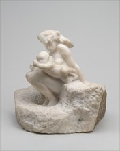 Woman and Child (originally Première Impression d'Amour), model c. 1885, carved c. 1900-1901.