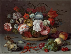 Basket of Flowers, c. 1622.