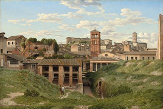 View of the Cloaca Maxima, Rome, 1814.