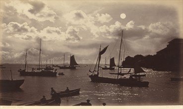 Moonlight Effect-Bay of Panama, 1877.