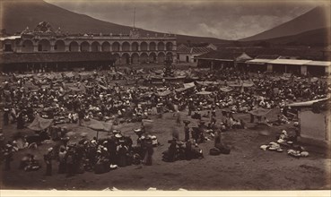 Plaza and Viceroy's Palace-Antigua de Guatemala, 1877.