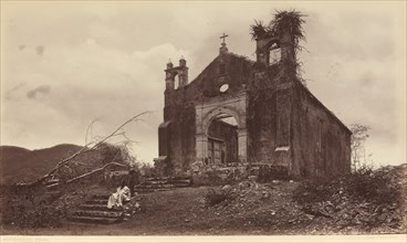 Ruins of the Church of San Miguel, Panama, 1877.