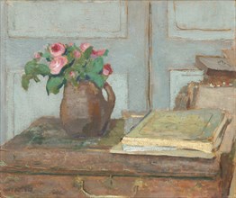 The Artist's Paint Box and Moss Roses, 1898.