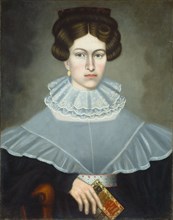 Woman Holding a Book, c. 1835.