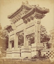 Arch in the Lama Temple Near Pekin, October 1860, 1860.
