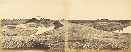 Tangkoo Fort After Its Capture, Showing the French and English Entrance, August 10, 1860, 1860.