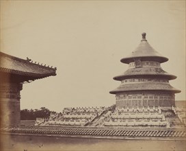 Temple of Heaven from the Place Where the Priests Are Burnt, in the Chinese City of Pekin, October 1860, 1860.