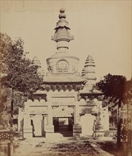 Thibetan Monument in the Lama Temple, Pekin, October 1860, 1860.