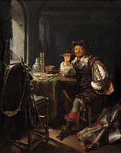 A Soldier Smoking a Pipe, c. 1657/1658.