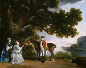 Captain Samuel Sharpe Pocklington with His Wife, Pleasance, and possibly His Sister, Frances, 1769.