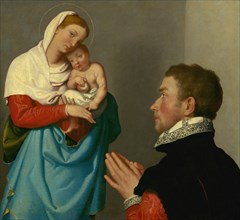 A Gentleman in Adoration before the Madonna, c. 1560.