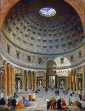 Interior of the Pantheon, Rome, c. 1734.