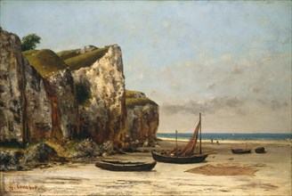 Beach in Normandy, c. 1872/1875.