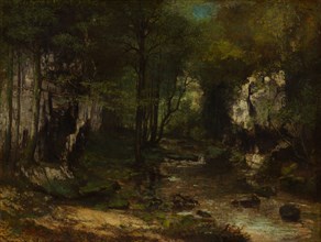 The Stream (Le Ruisseau du Puits-Noir; vallée de la Loue), 1855.