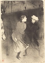 Dress Rehearsal at the Folies-Bergere (Répétition générale aux Folies-Bergère), 1893.