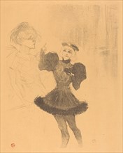 Lender and Lavalliere in "Le fils de l'Aretin" (Lender et Lavallière dans "Le fils de l'Arétin"), 1896.