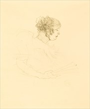 Luce Myres in Profile (Luce Myrès, de profil), 1895.