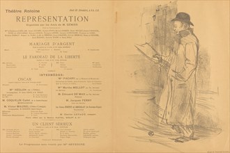 Mariage d'argent; Le Fardeau de la liberté; Un Client sérieux [recto], 1897.