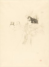 Miss May Belfort in the Irish and American Bar, rue Royale (Miss Belfort Belfort au Irish and American Bar, Rue Royale), 1895.