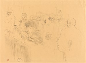 Soudais Deposition (Déposition Soudais), 1896. Getuigenis van Soudais giving evidence during the deposition of Emile Arton.