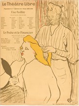 The Hairdresser - Program for the Theatre-Libre (Le coiffeur - Programme du Théatre-Libre), 1893.