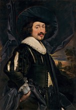Portrait of a Man in a Wide-Brimmed Hat, early 1630s. Possibly by Jan Cossiers.