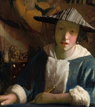 Girl with a Flute, probably 1665/1675. Attributed to Johannes Vermeer.