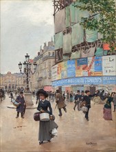 Paris, rue du Havre, c. 1882.