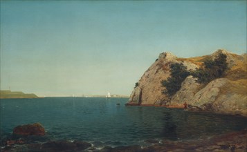 Beacon Rock, Newport Harbor, 1857.