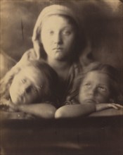 Mary Hillier and Two Children, 1864.