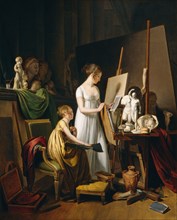 A Painter's Studio, c. 1800.