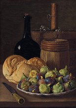 Still Life with Figs and Bread, c. 1770.