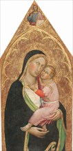 Madonna and Child, with the Blessing Christ [middle panel], c. 1415/1420.
