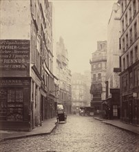 Rue des Lombards, from the rue des Lavandières Sainte-Opportune, 1864.