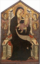 Maestà (Madonna and Child with Four Angels), c. 1290.