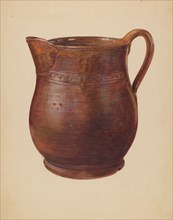 Earthenware Pitcher, c. 1940.