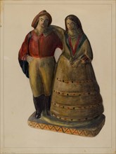 Fisherman and Woman, c. 1937.