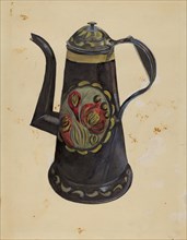Toleware Coffee Pot, c. 1936.