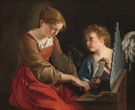 Saint Cecilia and an Angel, c. 1617/1618 and c. 1621/1627.