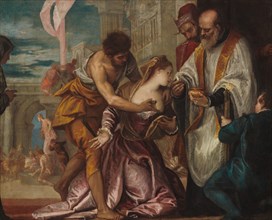 The Martyrdom and Last Communion of Saint Lucy, c. 1585/1586.