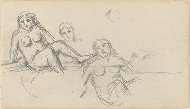Seated Bather [verso], 1882/1885.
