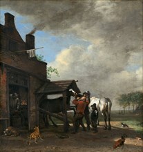 A Farrier's Shop, 1648.